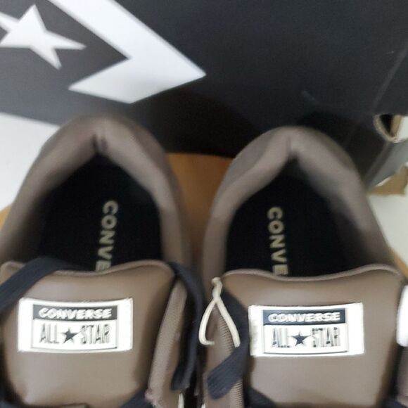 Converse Pro Blaze Classic Smoke Brown Leather Sneakers Unisex M11/ W12.5 NIB - Picture 4 of 12